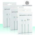 White paper USB data cable packaging box