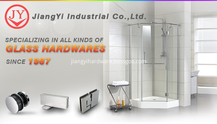 Shower enclosure solid brass fitting glass shower hinge