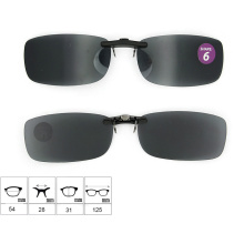 Good Quality Low Price Clip on Sunglasses with Case (shape 6)