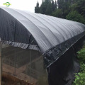 Hdpe woven fabric black transparent grid film