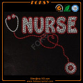 Hotfix rhinestones Nurse stethoscope appliques