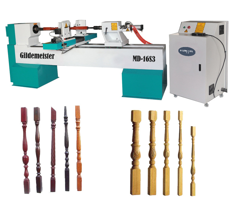 cnc wood lathe machine 