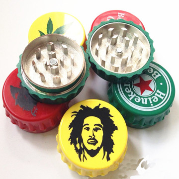 Grinder de hierba de aluminio del estilo único para el tabaco que fuma al por mayor (ES-GD-042)