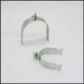 Fixed pipe clamps and supports for installation heating