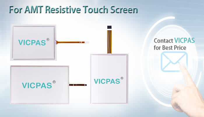 AMT Resistive touch screen glass15.6 Inch AMT28357 Schurter 1071.0140A Touch Screen Glass Repair