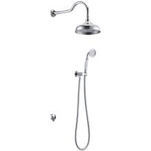 Antique Brass Rainfall Shower Set Faucet