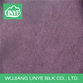 plain dyeing 100% polyester woven suede fabric