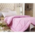 Microfibre Polyester doux au toucher solide imprimé Quilt Set