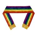 custom design digital printed LGBT rainbow scarf