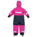 Pink Hooded Reflective Waterproof Jumpsuits