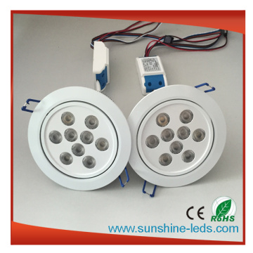 9 * 3W RGBW / Rgbww LED Downlight / LED Luz de teto