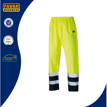 Hi Vis Fluorescent Naranja / Amarillo Pantalones Impermeables Workwear