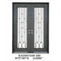 Fancy Wrought Iron Double Doors by Handicraft