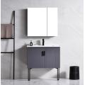 Nouvelle armoire de salle de bain gris et couleur blanche