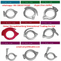 Concrete pump mounting clamp couplinmg