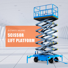 Mobile scissor lifting platform