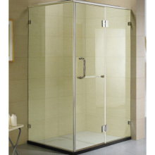 60 &quot;X32-36&quot; Puerta de ducha sin marco Puerta de ducha de vidrio con bisagra de resorte