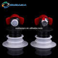 Hot sales red wine valve plastic butterfly valve