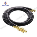 Natural gas heater extension hose