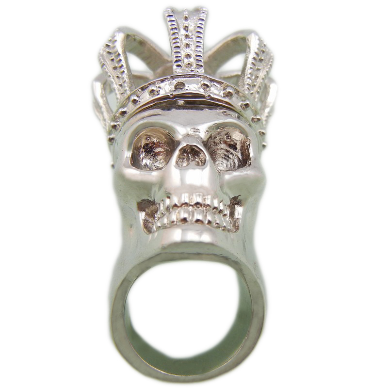 Crown Skull Ring