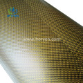 Waterproof TPU coated glitter carbon fiber leather fabric