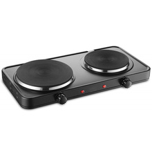 Elétrico duplo 2500W Cast-Iron Cooking Plate Aqueding Burner