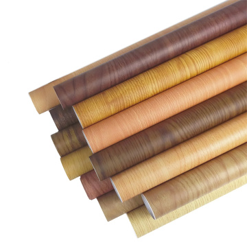 Weicher Touch Holz Getreide dekorative PVC -Film