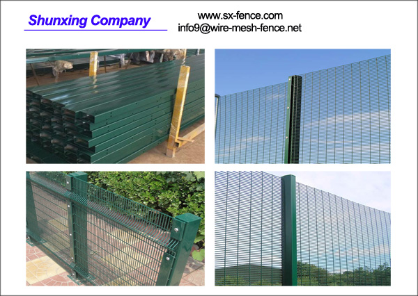 Post of 358 security fence