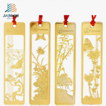 Top Sell Stamping China Custom Gold Bookmark in Metal for Promotion Gift