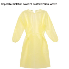 Disposable Isolation Gown PE Coated PP Non- woven