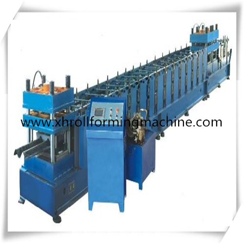 Highway guardrail roll forming machine