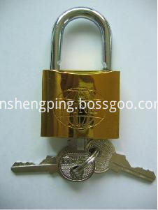 Golden Iron Padlock