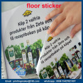 Customized Floor Sticker Signs with Die Cutting