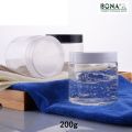 200g Best Selling Clear Pet Jar Embalagem de embalagem cosmética