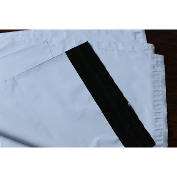 Sac d&#39;emballage de vêtement blanc fait sur commande de couleur pour Express