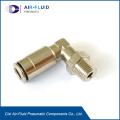 Air-Fluid Elbow Quick Connectors for oil and grease.