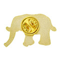 Wild African Elephant Enamel Lapel Pin