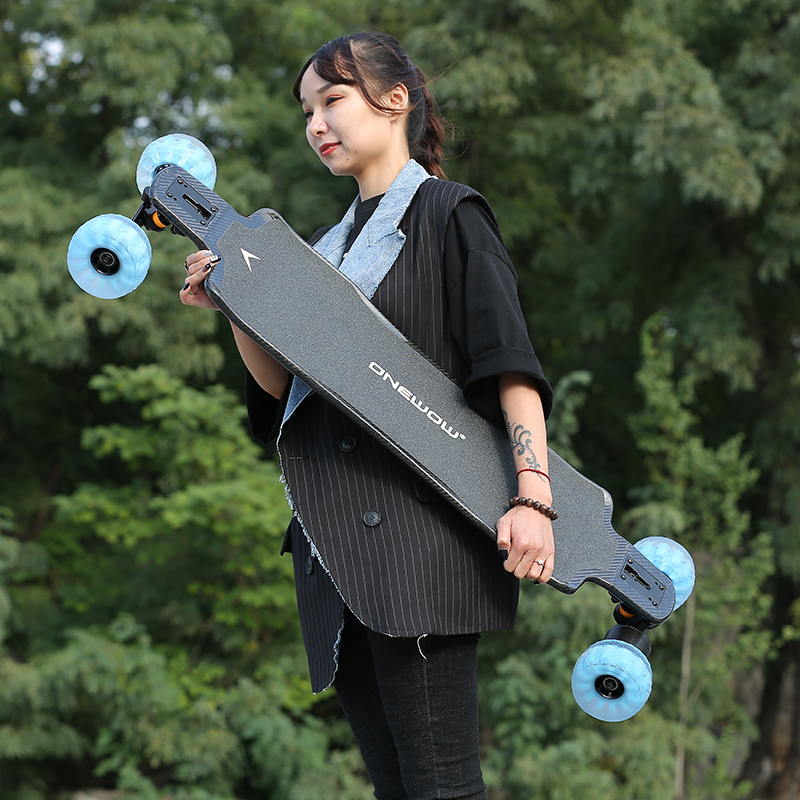 electric longboard with direct drive motor