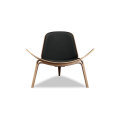 Wegner CH07 Shell Chair chaise en bois courbé