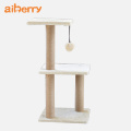 Aiberry Deluxe Wooden Cat Scratch Board Pet Tower