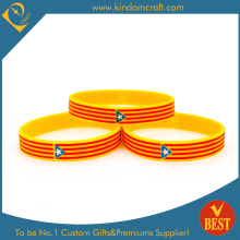 Bracelet / bracelet en silicone souvenir personnalisé