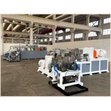 Twin Screw Double Dual Twin Die Head Polythene HDPE Plastic Blown Film Blowing Extruder