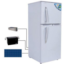 Réfrigérateur et réfrigérateur solaire à double porte avec panneau solaire