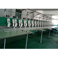 19 heads coiling flat mixed embroidery machine