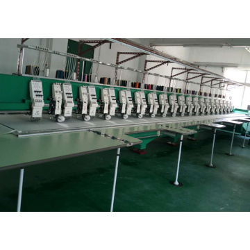 19 heads coiling flat mixed embroidery machine