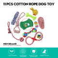 Jouets de chien de 11 PCS ont placé des jouets de mâche de formation