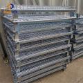 Folding Galvanized Steel Warehouse Storage Cage