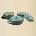 3PCS Enamel Cast Iron Cookware Set FDA Approved Factory