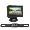 License Plate Rear View Camera and Screen 4.3inch