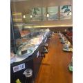 Brushed Black Titanium Steel Rotary Sushi Conveyor Belt